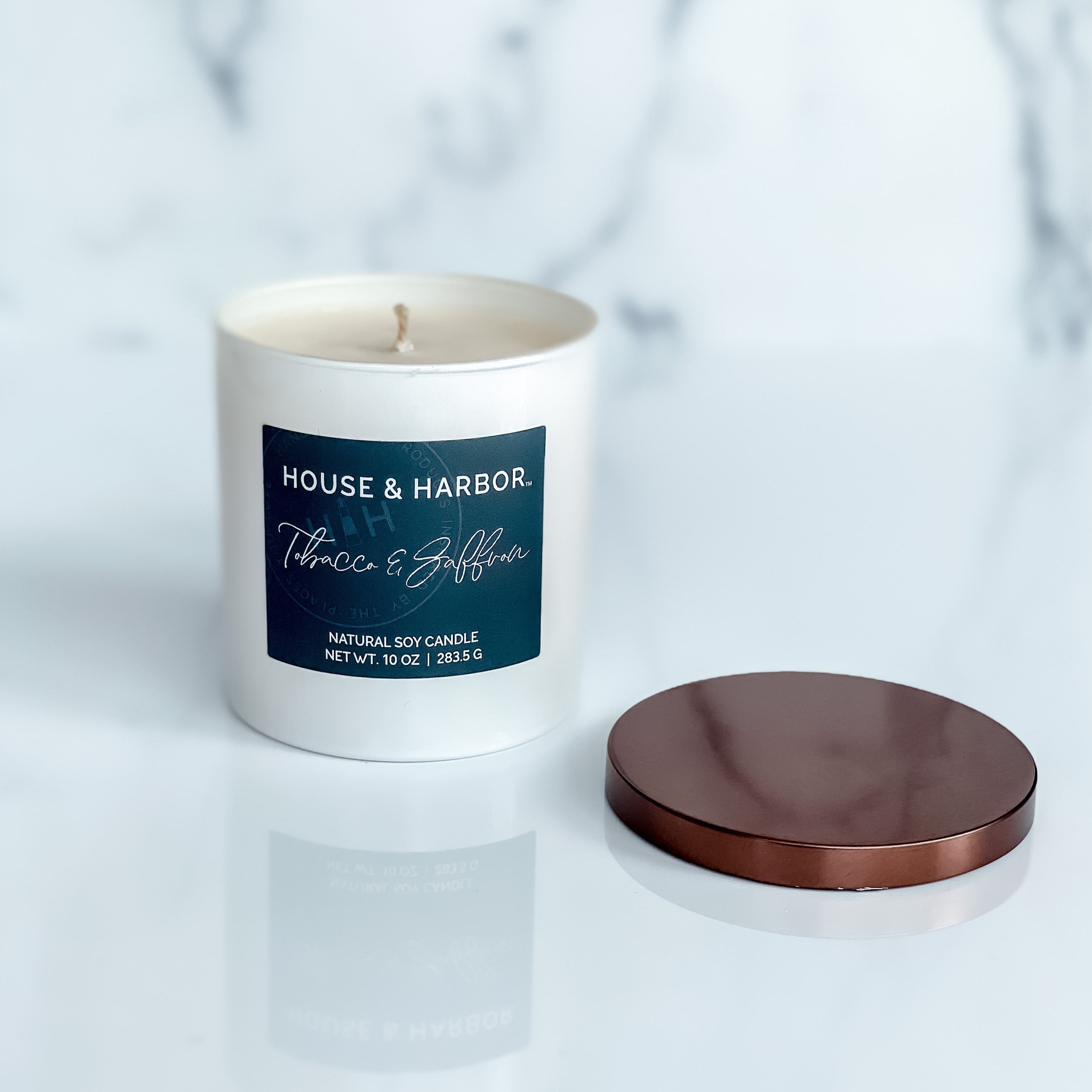 Tobacco & Saffron Soy Candle