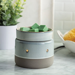 Fragrance Warmer, 2-in-1, Glazed Concrete