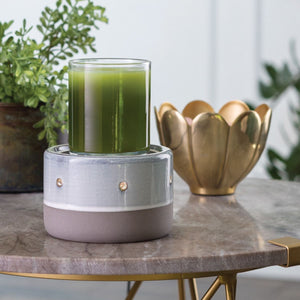 Fragrance Warmer, 2-in-1, Glazed Concrete